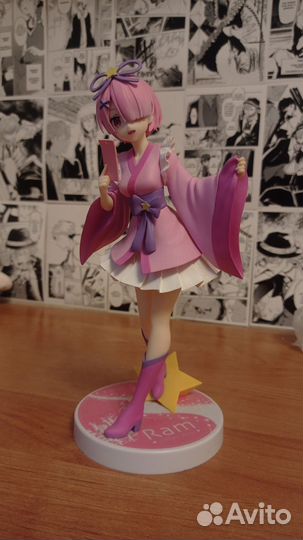 Фигурка аниме рам с коробкой