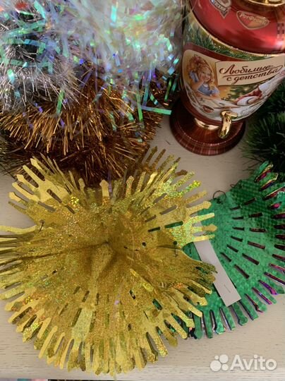 Новогодние украшения пакетом