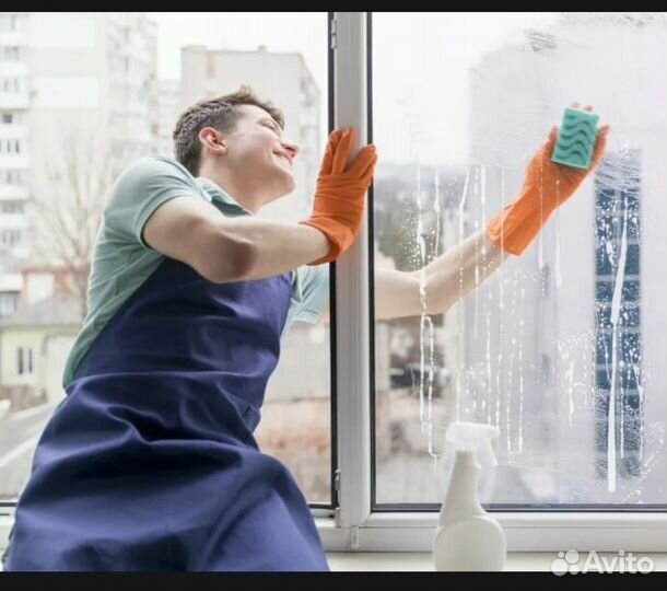 Услуга мытье окон