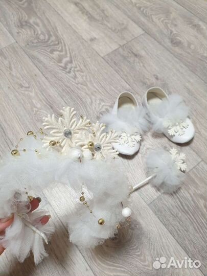 Новогодний костюм. Костюм снежинки