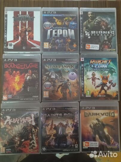 Диски на ps3