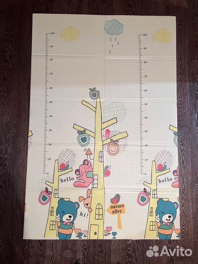 Коврик детский складной двусторонний