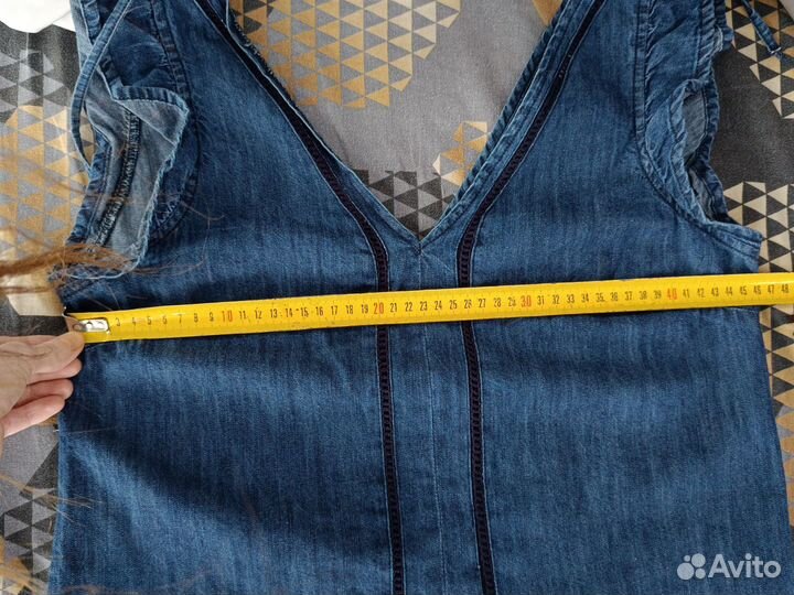 Джинсовая майка размер 44