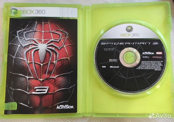 Xbox 360. Spider man 3. Человек паук 3