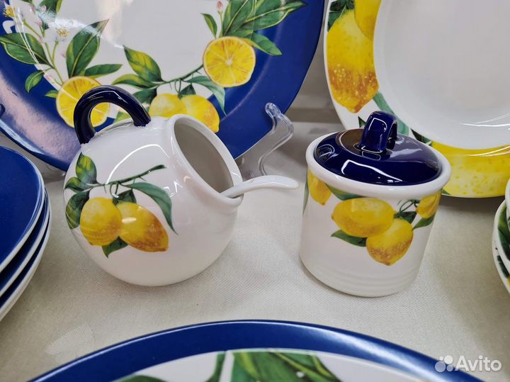 Посуда дизайна Лимоны. Попредметно