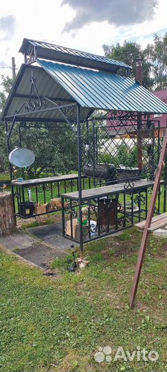 Мангальная зона под крышей бу