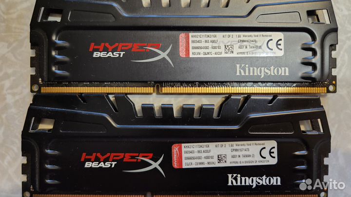 Kingston HyperX Beast DDR3 2x8Gb