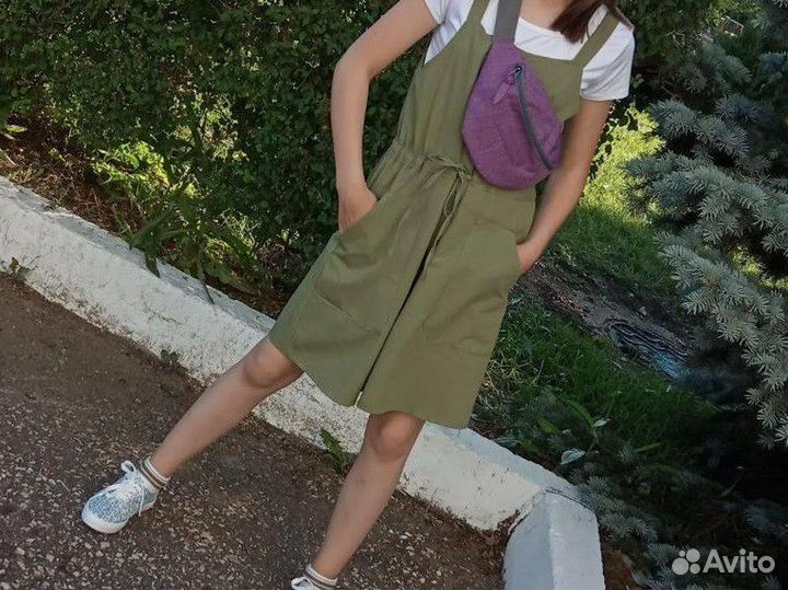 Сарафан джинсовый женский