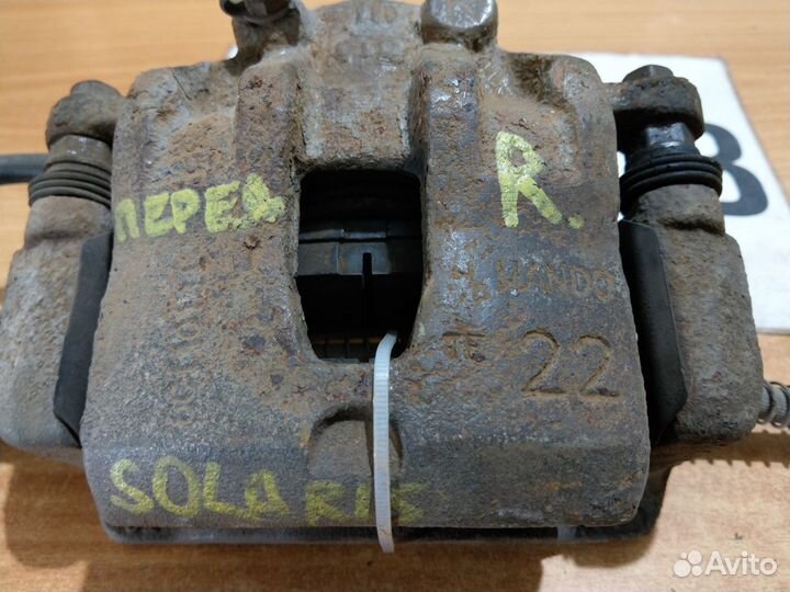 Передний правый суппорт хундай солярис 2015 год