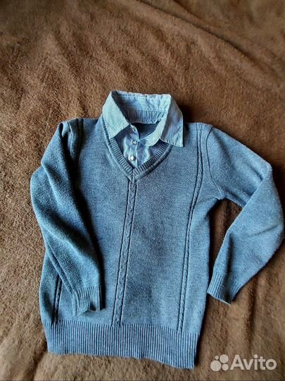 Рубашка школьная для мальчика