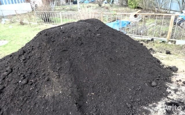Плодородная почва чернозем с доставкой
