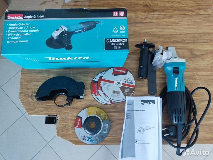 Ушм болгарка Makita GA5030RX9 125мм 720Вт оригинал