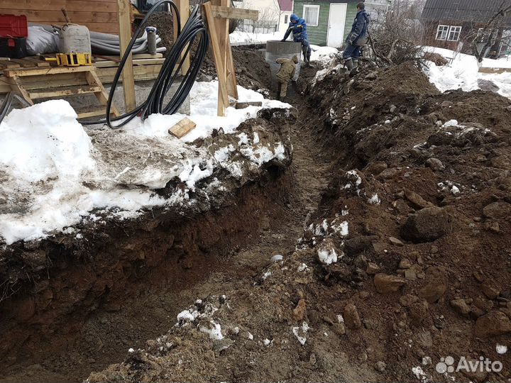 Колодец питьевой. Септик из колец под ключ