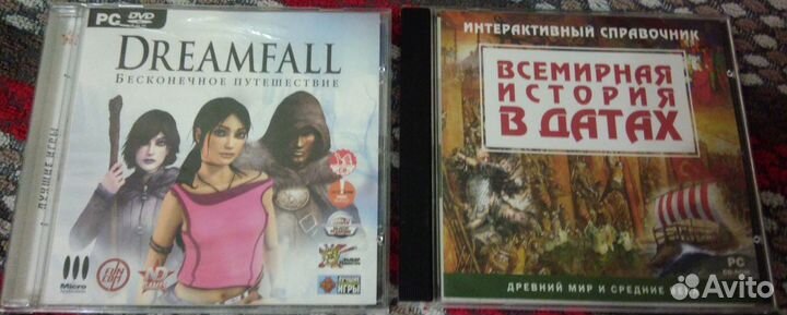 Диски с играми. Игры Dreamfall, История в датах