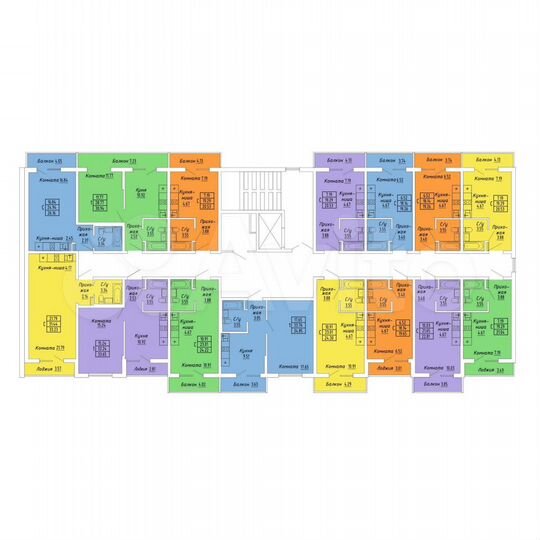 Квартира-студия, 19,3 м², 4/9 эт.