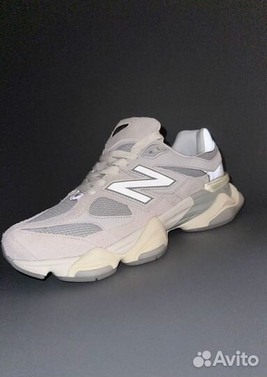 Кроссовки New Balance 9060, Gray Beige Люкс