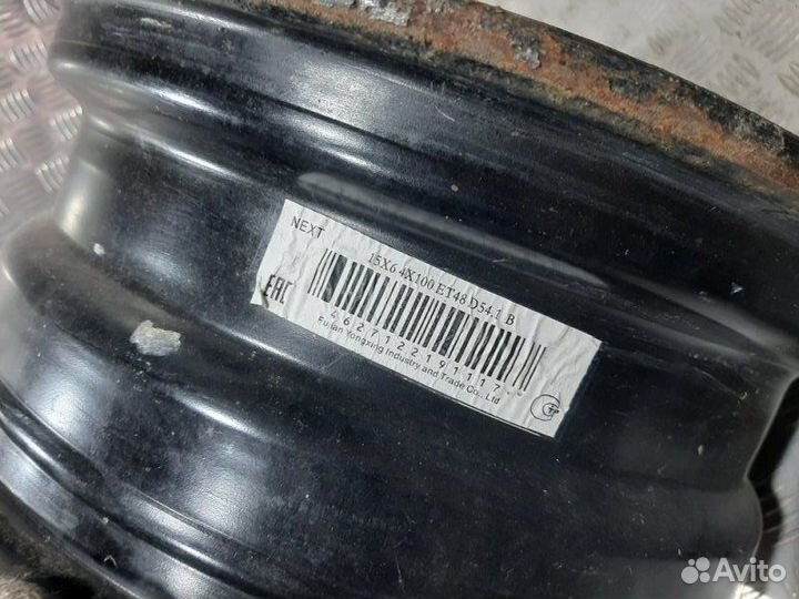 Диск штампованный R15 Hyundai Solaris Kia Rio