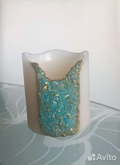 Ночник свеча светодиодная восковая