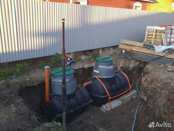 Септик эко Интал 4 для выгребных ям