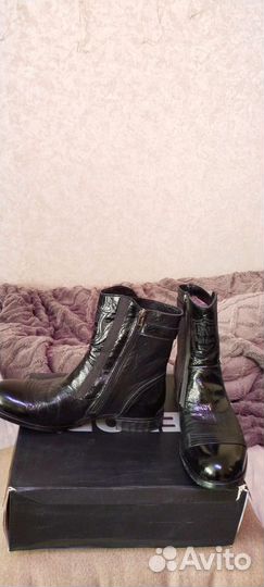Сапоги мужские кожаные