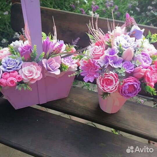 Букет из мыла