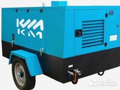 Компрессор дизельный (на шасси) KraftMachine км-9