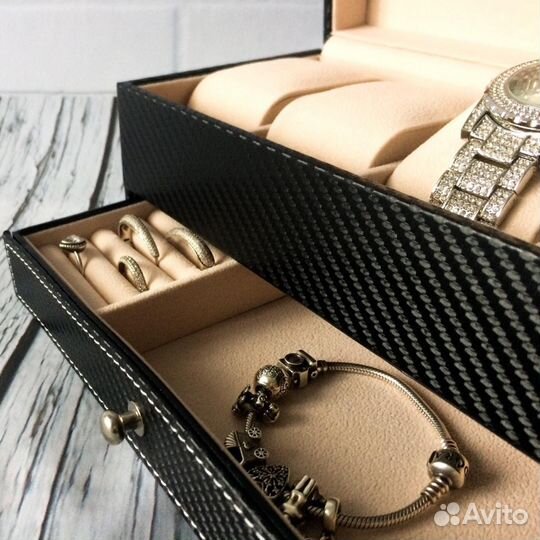 Шкатулка для хранения часов и украшений