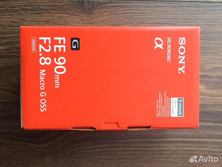 Sony FE 90mm f/2.8 Macro G OSS Новые-Гарантия