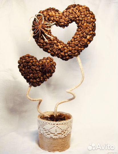 Топиарий из кофе