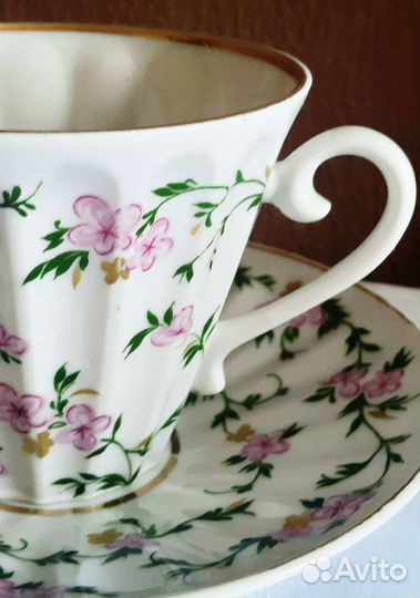 Фарфоровая чайная пара лфз