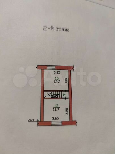 3-к. квартира, 62 м², 1/2 эт.