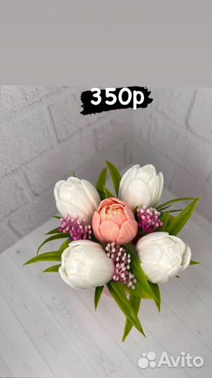 Букет цветов из мыла