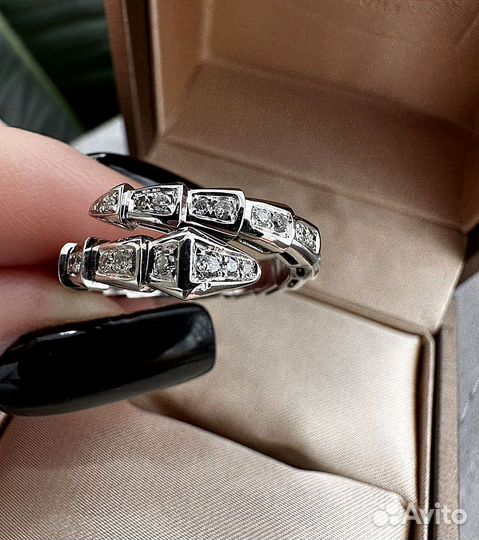 Кольцо bvlgari serpenti
