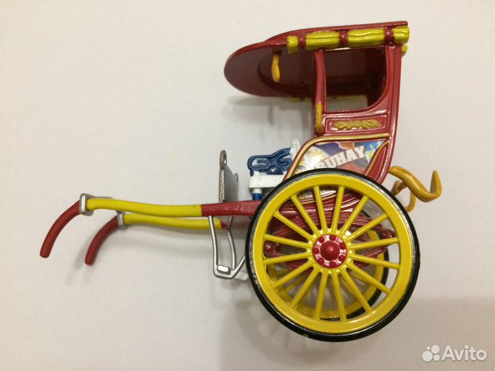 Модель повозки металл ретро