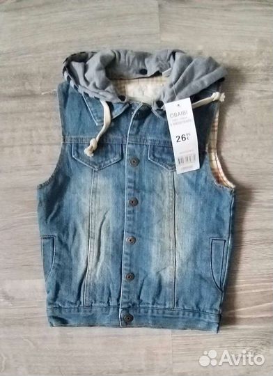 Жилетка джинсовая детская