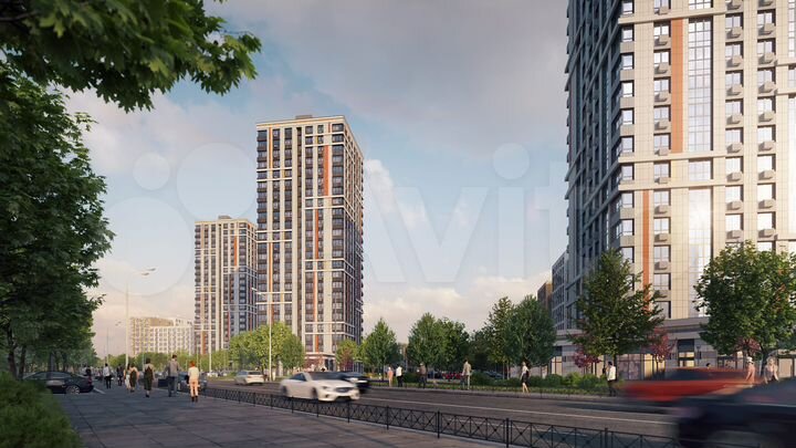 1-к. квартира, 45,8 м², 8/13 эт.