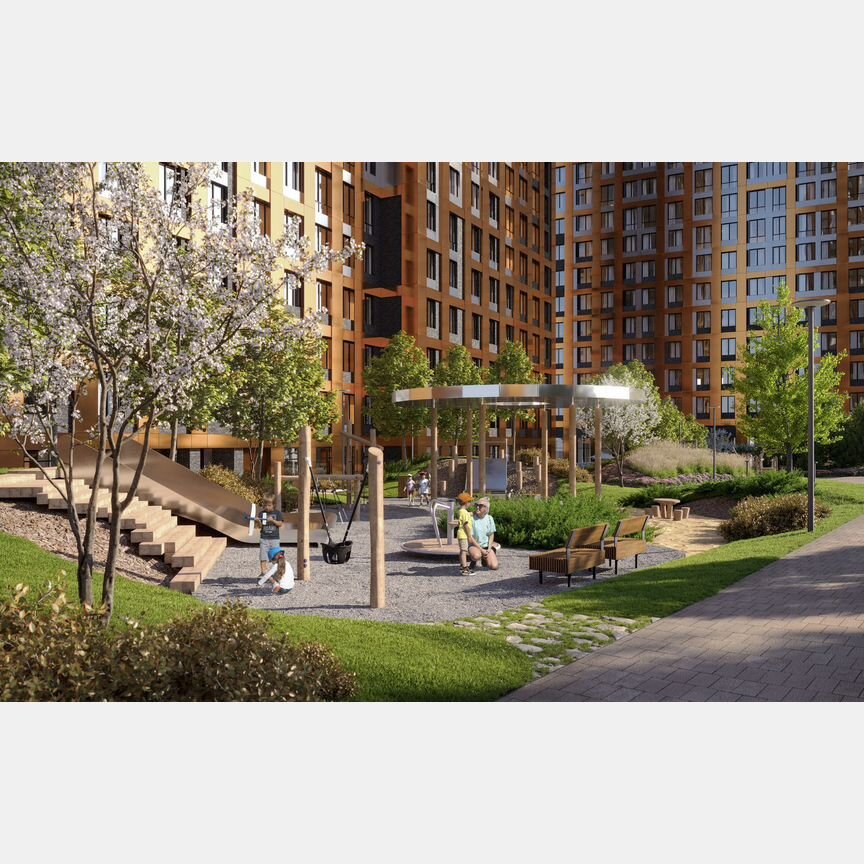 Квартира-студия, 41,7 м², 22/26 эт.