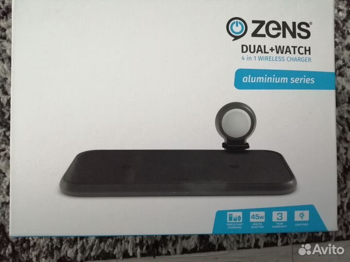 Безпроводное зарядное устройство dual+watch