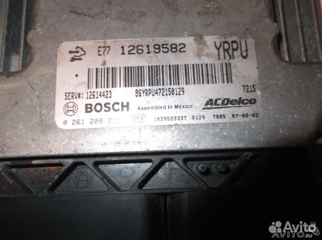 Блок управления двигателем Cadillac SRX 12619582