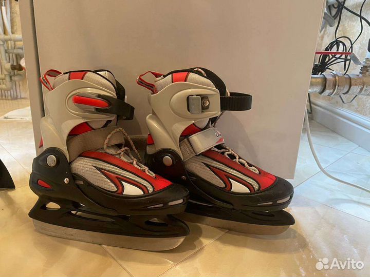 Коньки раздвижные 34-37