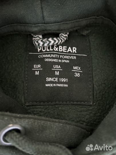 Pull and bear худи толстовка муж весна осень лето