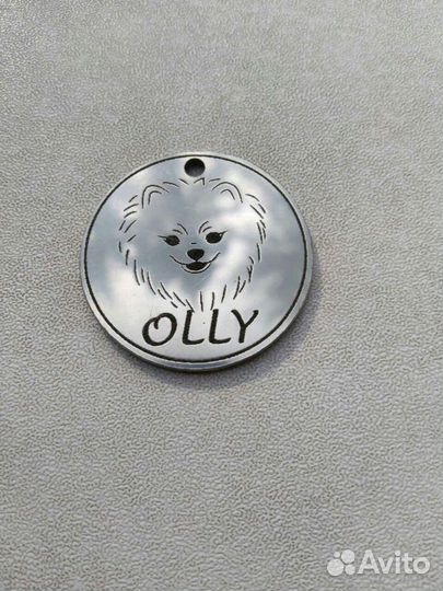 Адресник лазерная гравировка