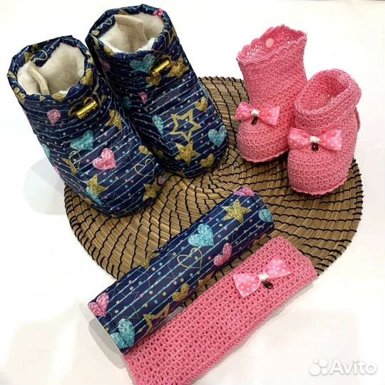 Пинетки для девочки бу