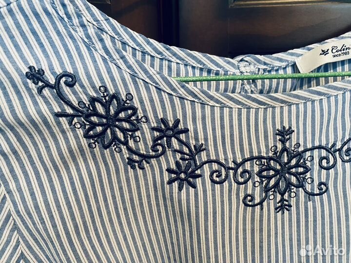 Рубашка блузка Colins хлопок