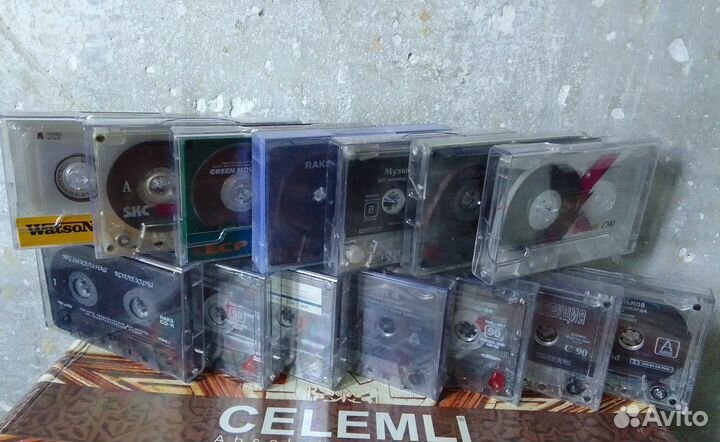 Аудиокассеты б/у, 60-минутки, 90-минутки