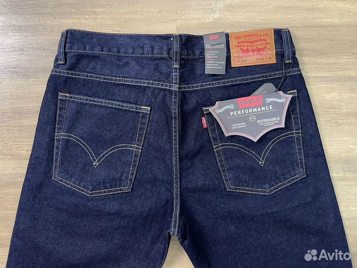 Джинсы Levis 506 Legend Rins индиго темно-синие