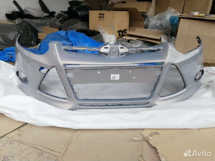 Бампер серый Ford focus 3, 11-15