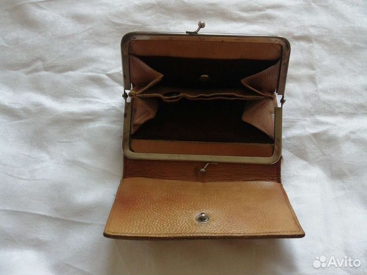 Кошелек, папка СССР кожа