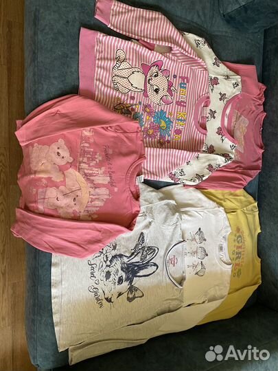 Детские вещи пакетом для девочки 110 116