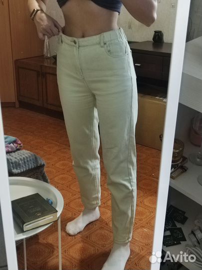 Джинсы прямые женские 48